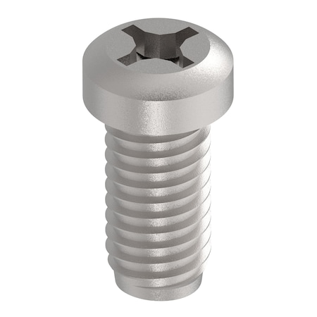 Zoro Select Thread Cutting Screw, M6 x 15 mm, Zinc Plated Steel Fillister Head Phillips Drive, 100 PK M67150.060.0015