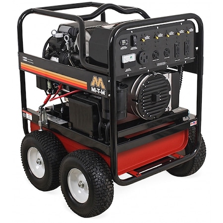Mi-T-M Portable Generator, Gasoline, 12,000 W Rated, 14,000 W Surge, Electric Start, 120/240V AC, 100/50 A GEN-14000-1MHE
