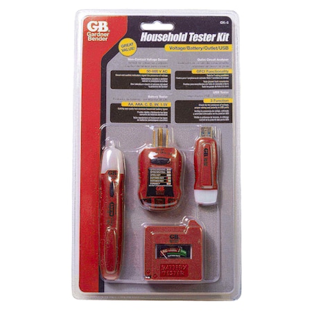 Gardner Bender Electrical Tester Kit 5 Pieces GK-5
