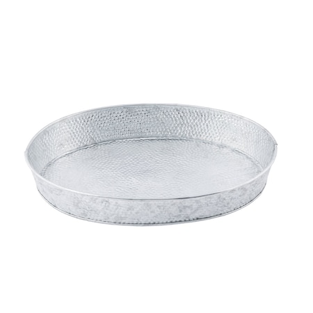 Tablecraft Galvanized Oval Diner Platter, 12"X9" GP129