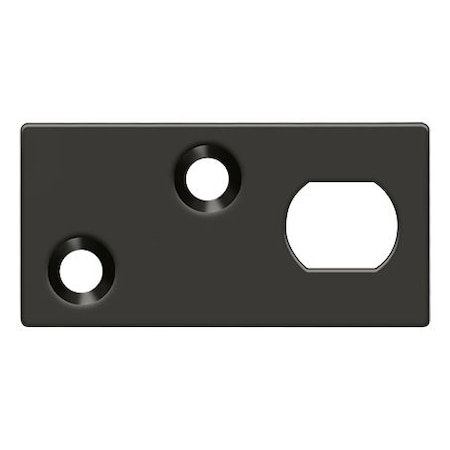 Deltana Guide Plate For Efb Extension Flush Bolt Oil Rubbed Bronze GP12EFB10B