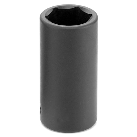 Grey Pneumatic 3/8" Drive, 10mm Metric Socket, 6 Points, Semi Deep, 3/8" Drive, 10mm 1010MSD