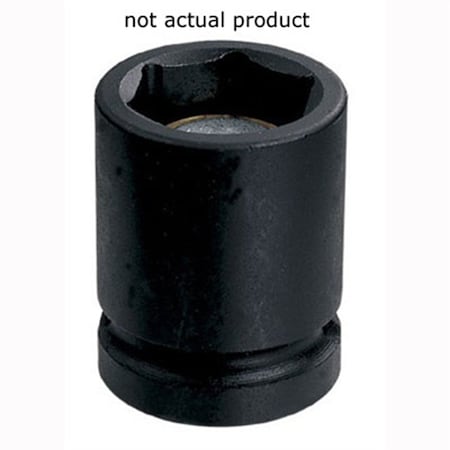 Grey Pneumatic 3/8" Drive, 15mm Size, SAE Socket, 6 Points 1015MG