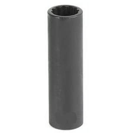 Grey Pneumatic 3/8" Drive, 5/16 Size, SAE Socket, 12 Points 1110D