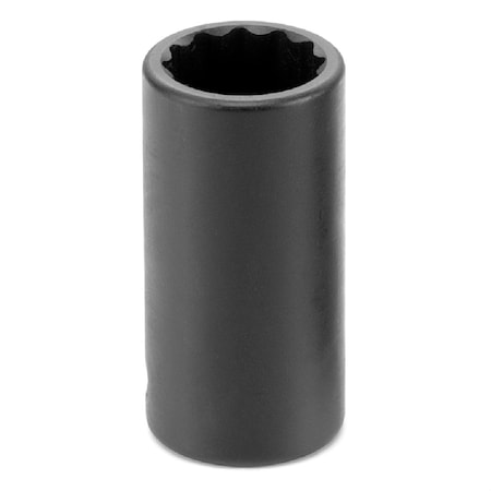 Grey Pneumatic 3/8" Drive, 12mm Size, Metric Socket, 12 Points, Semi Deep, 3/8" Drive, 12mm 1112MSD