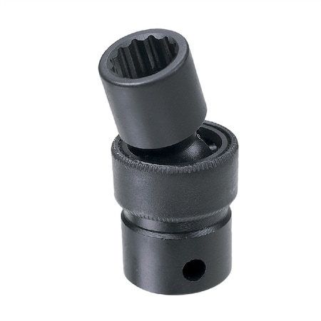 3/8" Drive, 12mm Size, Metric Socket, 12 Points, 12mm,3/8"D,Impact,Univ 12pt.