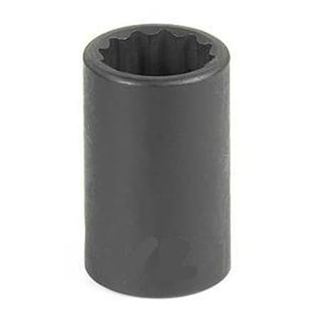 Grey Pneumatic 3/8" Drive, 3/4" SAE Socket, 12 Points, Standard 3/8"Dx3/4", 1124R