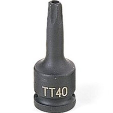 Grey Pneumatic 3/8" Drive Impact Socket Chrome plated, Tt50 3/8"D, Tamper-Proof, M 1150TT