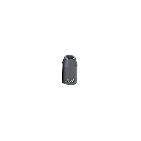 Grey Pneumatic 1/2" Drive, 3/8" Size, SAE Socket, 6 Points 2012R