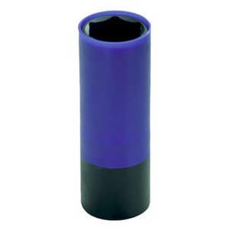 Grey Pneumatic 1/2" Drive, 19mm Size, Metric, Socket, 6 Points, 19mm, 1/2"D, Impact, 6pt. 2019MTP