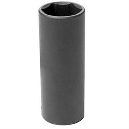 Grey Pneumatic 1/2" Drive, 3/4" Size, SAE Socket, 6 Points, 3/4", 1/2"D, 6pt., D Tw, Blk 2024DT