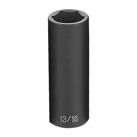 Grey Pneumatic SOC 13/16 1/2D IMP 6PT DP, Socket Type: Impact Deep 2026D