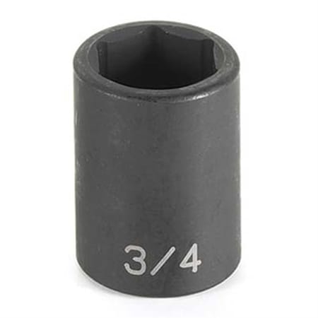 Grey Pneumatic 1/2" Drive, 1-11/16" Size, 6 pt., SAE Socket, 6 Points 2054R