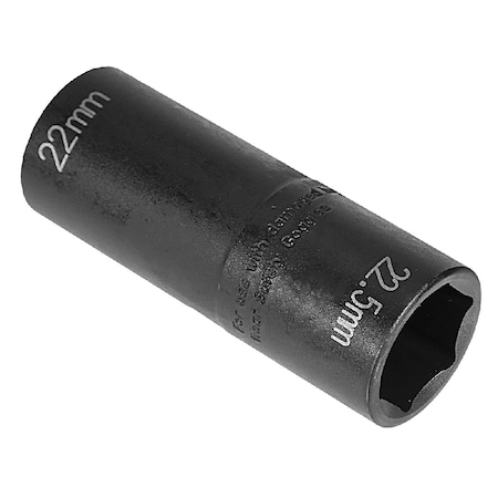 Grey Pneumatic Flip Socket, 1/2" Drive 22MmX22.5Mm GRE2191D