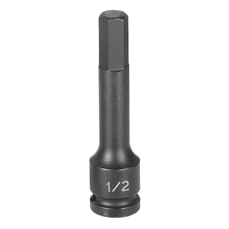 Grey Pneumatic 1/2" Drive x 12mm Hex Driver 4" Length 29124M