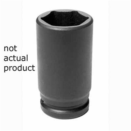 Grey Pneumatic 3/4" Drive, 1/2" Size, SAE Socket, 6 Points 3016D