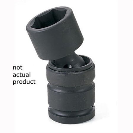 Grey Pneumatic 3/4" Drive, 1-1/16" Size, SAE Socket, 6 Points, 1-1/16", 3/4"D, Univ 6pt. 3034U