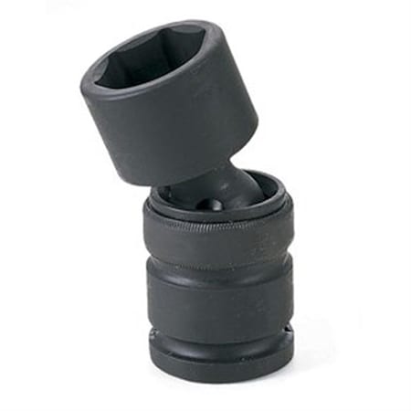 Grey Pneumatic 3/4" Drive, 1-5/8" Size, SAE Socket, 6 Points, 1-5/8", 3/4"D, Univ 6pt. 3052U