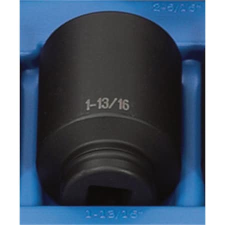 Grey Pneumatic 3/4" Drive, 1-13/16" Size, SAE Socket, 6 Points, 1-13/16", 3/4"D, 6pt. D 3058D