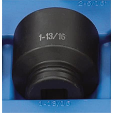 Grey Pneumatic 3/4" Drive, 1-13/16" Size, SAE Socket, 6 Points, 1-13/16", 3/4"D, 6pt. 3058R