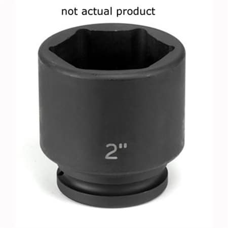 Grey Pneumatic 3/4" Drive, 2-15/16" Size, SAE Socket, 6 Points 3094R