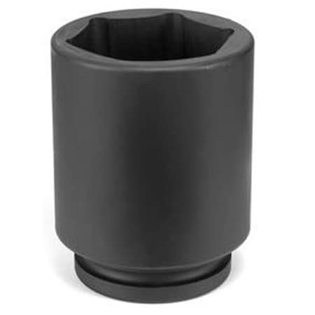 Grey Pneumatic 1" Drive, 1-1/4" Size, SAE Socket, 6 Points, 1-1/4", 1"D, Impact, D, Blk 4040D