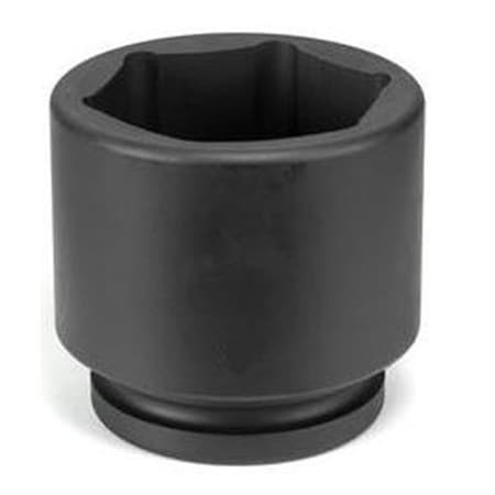 Grey Pneumatic 1" Drive, 1-1/2" Size, SAE Socket, 6 Points, 1-1/2", 1"D, Impact, Blk 4048R