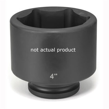 Grey Pneumatic 1-1/2" Drive, 95mm Metric Socket, 6 Points 6095M