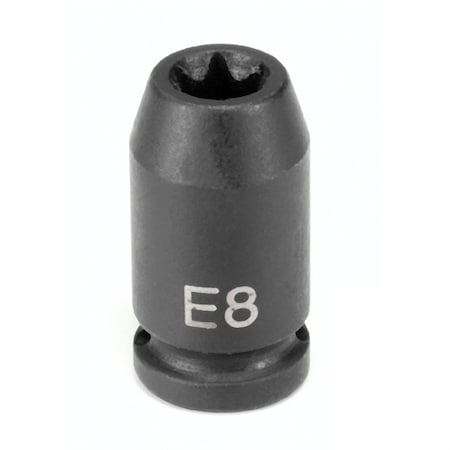 Grey Pneumatic 1/4" Drive x E12 External Torx Impact Socket 912ET
