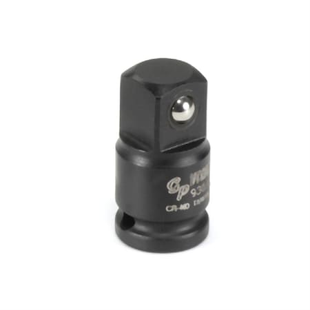 Grey Pneumatic 1/4" Female x 3/8" Male Adapter w/ Friction Ball 938A