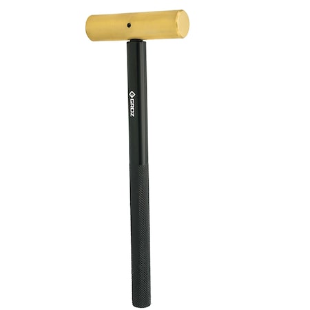 Groz Hammer, Brass, 3 lb. Head 32493