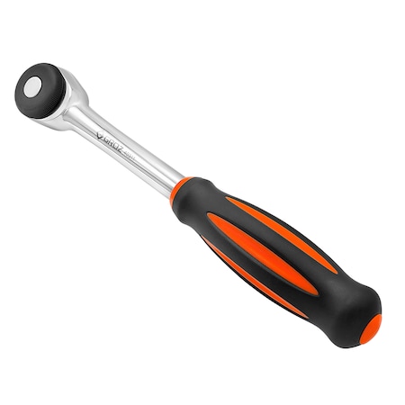 Groz 1/2" Drive 52 Geared Teeth Dual Drive Ratchet Handle, Dual Drive, 1/2" Dr 40311