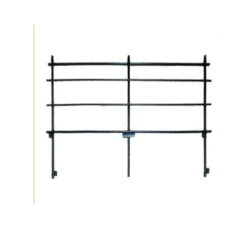 National Public Seating Back Guardrail for 18" x 24" Tapered Risers GRR24T