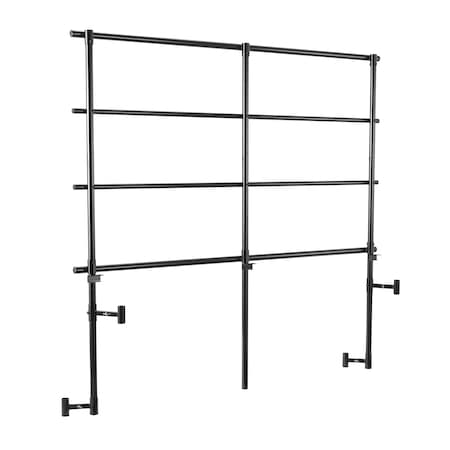 National Public Seating Back Guardrail for 4 Level TransPort Riser GRTPR4