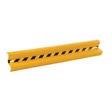 Vestil Guard Rail Straight Rail, Yllw, 60" GR-H2R-BO-5-YL