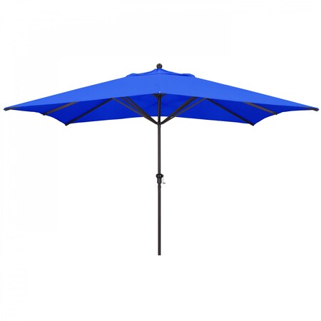 California Umbrella Patio Umbrella, Rectangle, 109.5" H, Sunbrella Fabric, Pacific Blue 194061012635