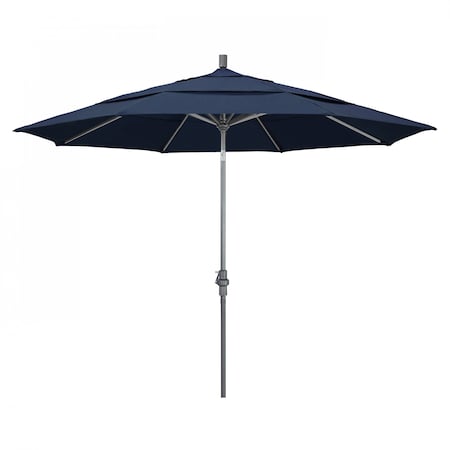 California Umbrella Patio Umbrella, Octagon, 110.5" H, Sunbrella Fabric, Spectrum Indigo 194061012734