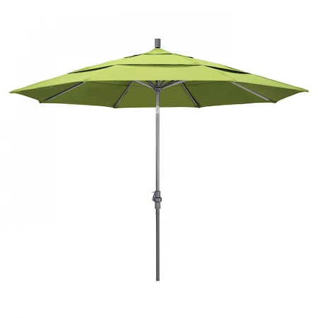 California Umbrella Patio Umbrella, Octagon, 110.5" H, Sunbrella Fabric, Parrot 194061012819