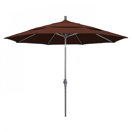 California Umbrella Patio Umbrella, Octagon, 110.5" H, Sunbrella Fabric, Bay Brown 194061012949