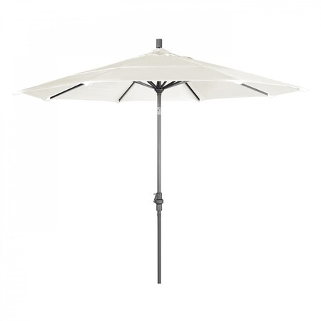 California Umbrella Patio Umbrella, Octagon, 110.5" H, Sunbrella Fabric, Canvas 194061012987