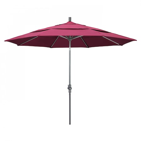 California Umbrella Patio Umbrella, Octagon, 110.5" H, Sunbrella Fabric, Hot Pink 194061013014