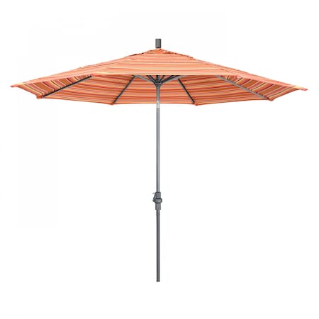 California Umbrella Patio Umbrella, Octagon, 110.5" H, Sunbrella Fabric, Dolce Mango 194061013069