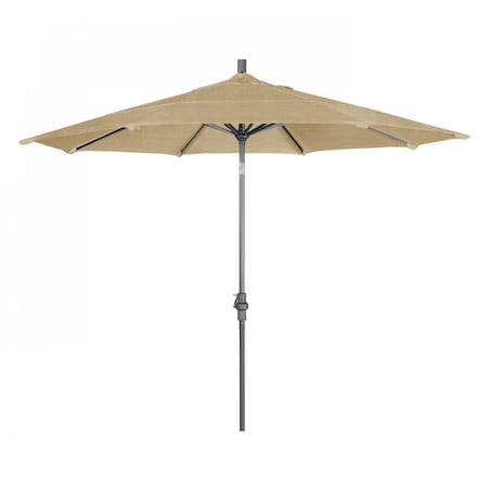 California Umbrella Patio Umbrella, Octagon, 110.5" H, Sunbrella Fabric, Linen Sesame 194061013137