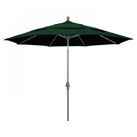 California Umbrella Patio Umbrella, Octagon, 110.5" H, Olefin Fabric, Hunter Green 194061013168
