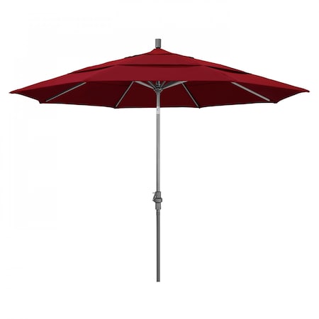 California Umbrella Patio Umbrella, Octagon, 110.5" H, Olefin Fabric, Red 194061013182