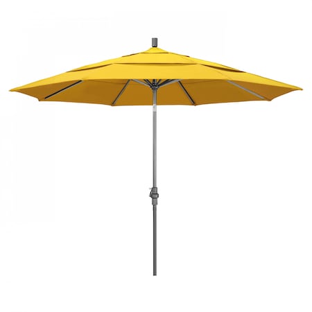 California Umbrella Patio Umbrella, Octagon, 110.5" H, Olefin Fabric, Lemon 194061013205