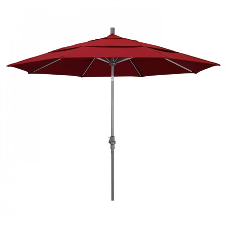 California Umbrella Patio Umbrella, Octagon, 110.5" H, Pacifica Fabric, Red 194061013359