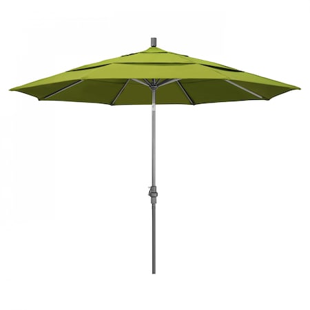 California Umbrella Patio Umbrella, Octagon, 110.5" H, Pacifica Fabric, Ginkgo 194061013380