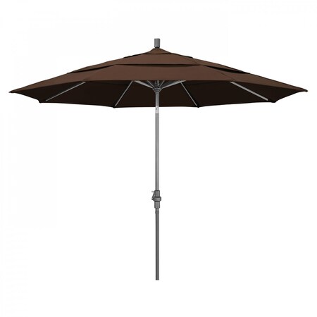 California Umbrella Patio Umbrella, Octagon, 110.5" H, Pacifica Fabric, Mocha 194061013441