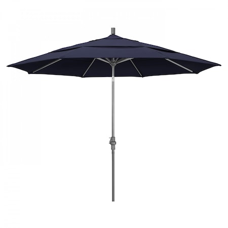 California Umbrella Patio Umbrella, Octagon, 110.5" H, Pacifica Fabric, Navy 194061013465